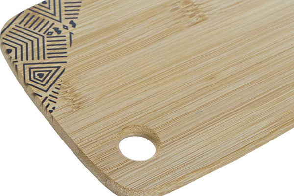 Cutting/chopping board set 3 bamboo 24x33x1 28x21