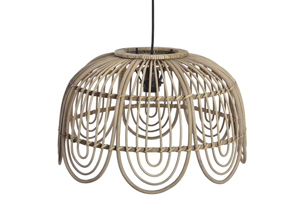 Ceiling lamp bamboo 44,5x27,5