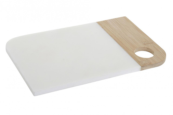 Cutting/chopping board bamboo marble 29x19x1