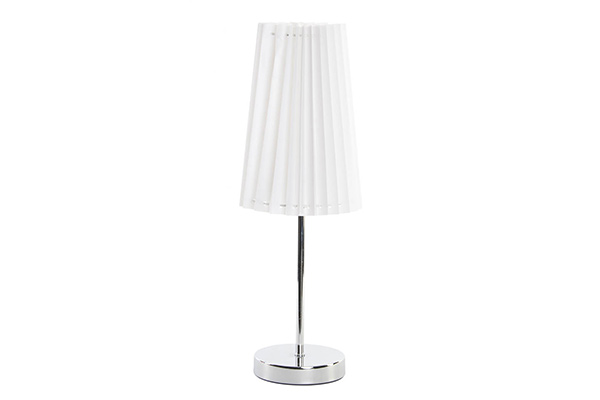 Table lamp metal 17x50 e14 white