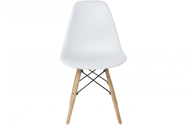 Chair pp wood 46x52x82 natural white
