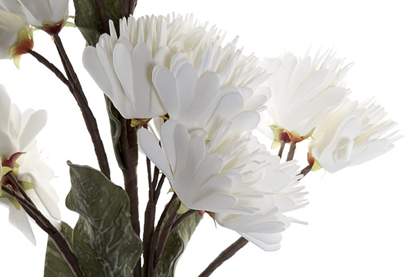 Beli dekorativni cvet eva 22x22x100