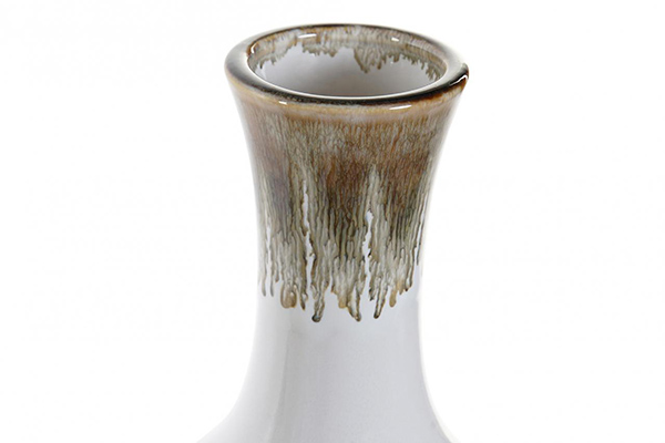 Vase stoneware 13x13x36,5 2 mod.