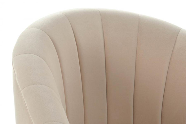 Armchair polyester birch 70x71x80 beige