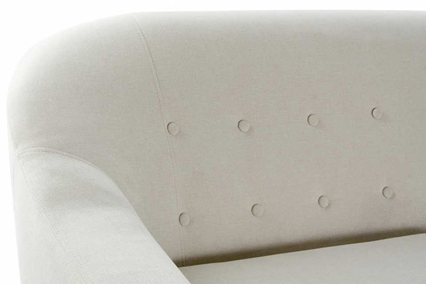 Couch polyester 226x144x84 3 plazas chaiselongue