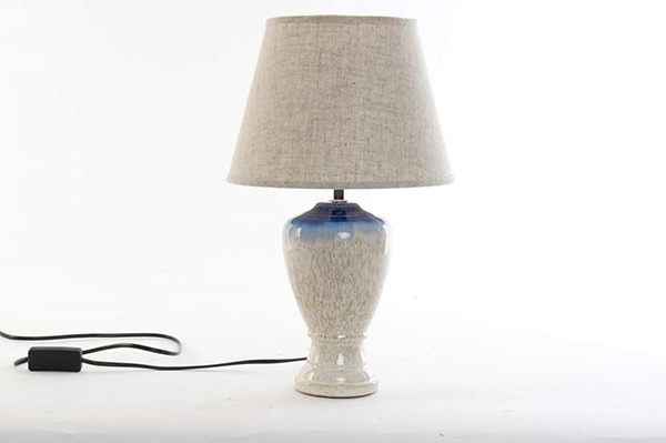 Lampe de table gr s 28x40 bleu
