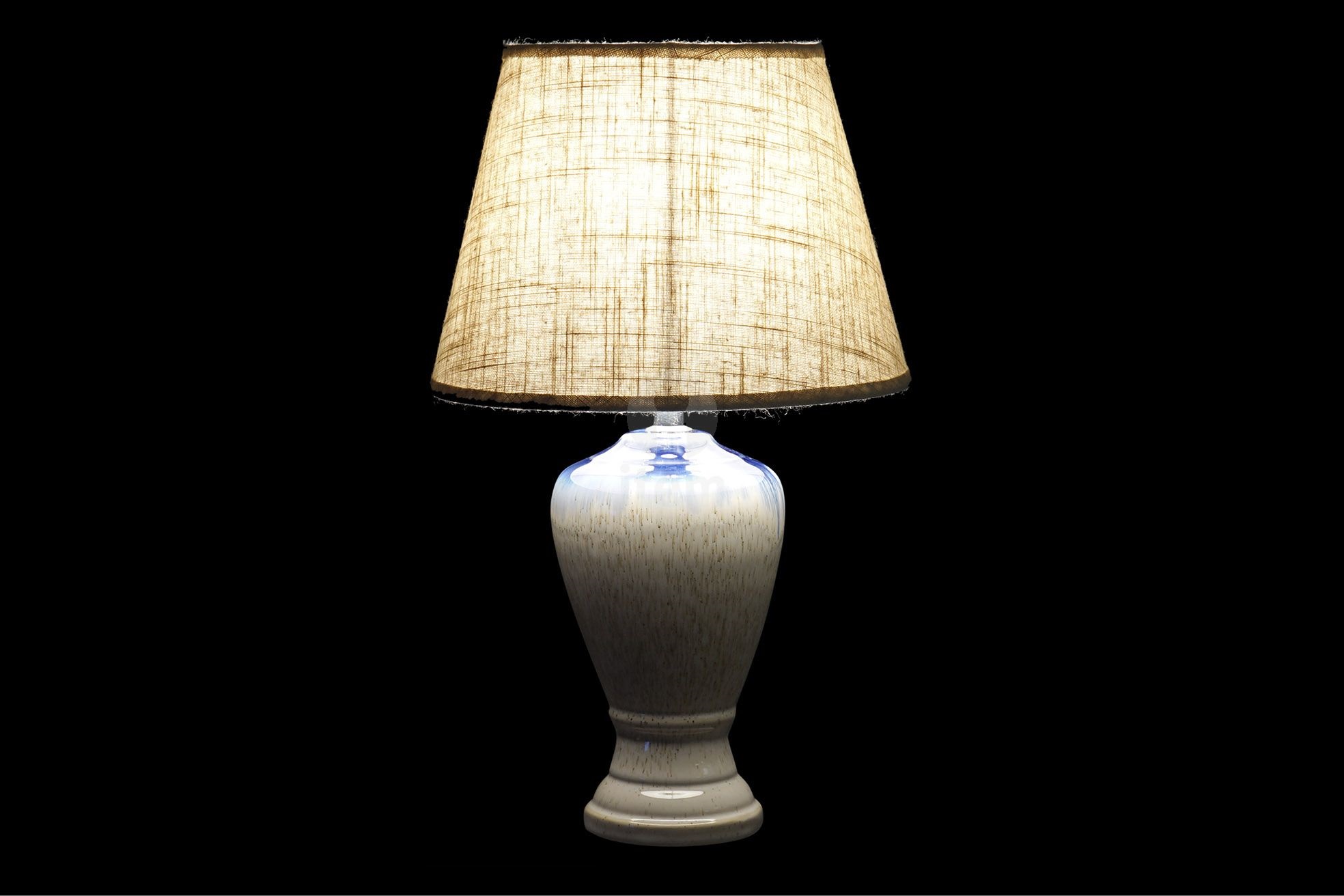 Lampe de table gr s 28x40 bleu