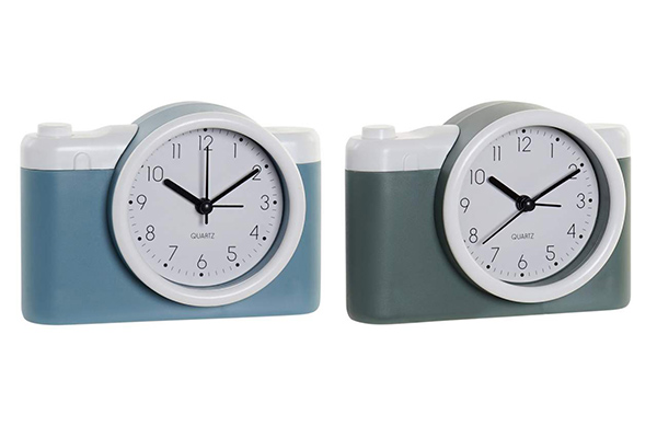 Alarm clock pvc glass 13,6x4,6x9,6 camera 2 mod.