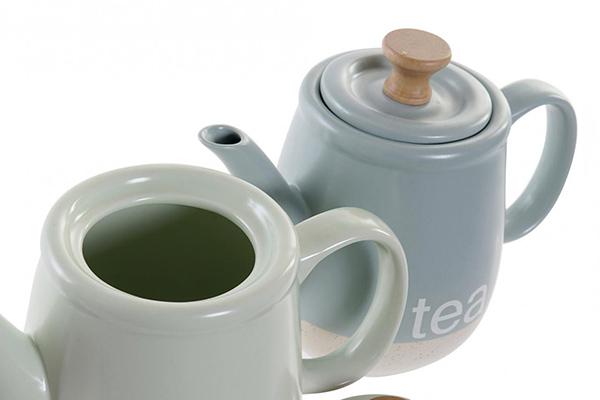 Teapot stoneware 22,5x12x16,5 1l torch 2 mod.