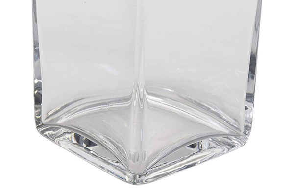Vase glass 10,5x10,5x50,5 10,5 transparent