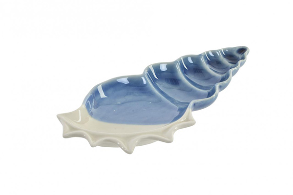 Tray porcelain 20,8x10x2,5 apetizer seashell