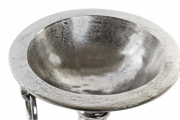 Fruit bowl aluminium 30,2x24,5 silver