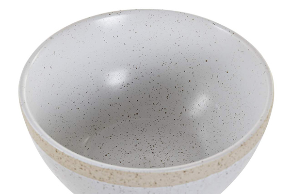Bowl stoneware 15x15x7 700ml matte white