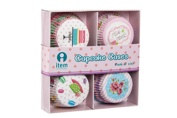 Cupcake box / set 100 7x2,5