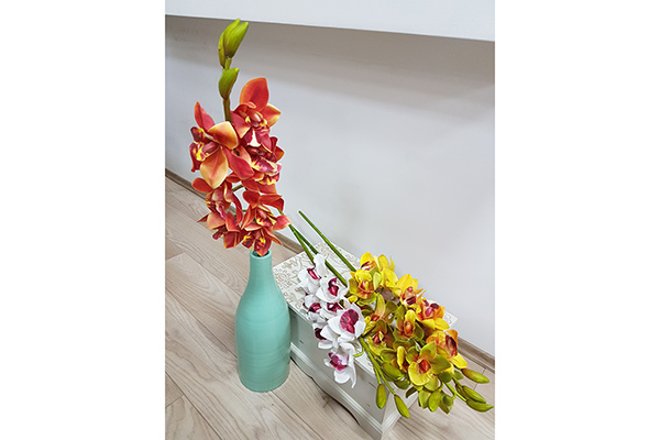 Cvet orhideja 89 cm 4 boje