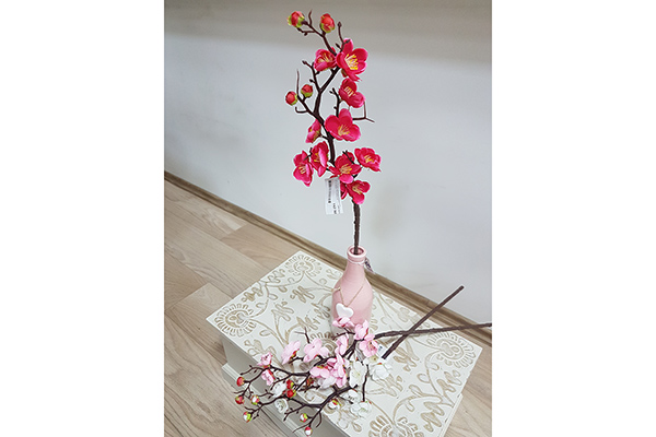 Cvet trešnjina grana 60 cm tri boje