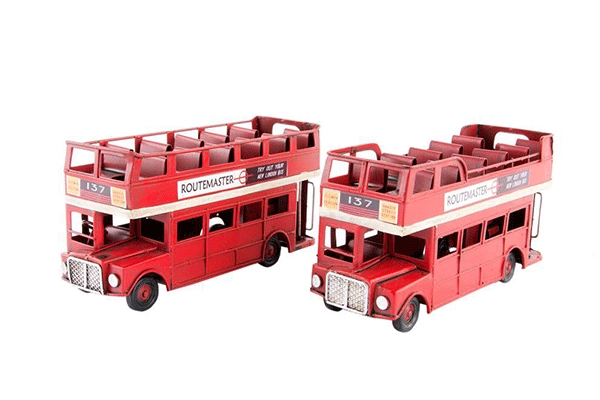 Dekoracija  autobus 16,5x5,5x8,5 2 modela
