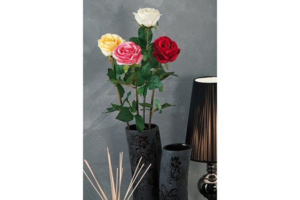 Dekorativna ruža 67 cm 4 boje