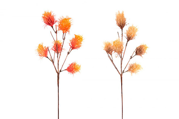 Dekorativni narandžasti cvet 35x105 2 boje