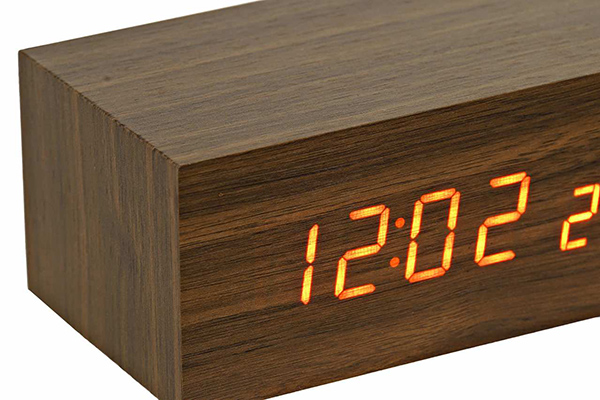 Alarm clock mdf pvc 15x8x6 2 mod.