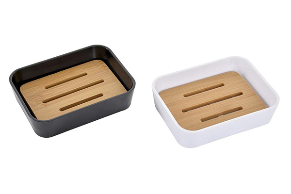 Soap holder ps bamboo 11,5x9x3 2 mod.