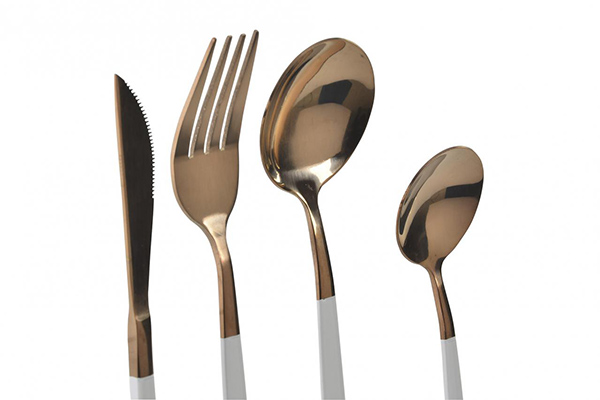 Cutlery set 16 inox 1,5x22 3mm copper-colored