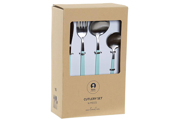 Cutlery set 16 inox 1,5x1x22,3 3mm matte