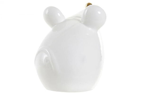 Figure porcelain 9,5x7,4x9 mouse white