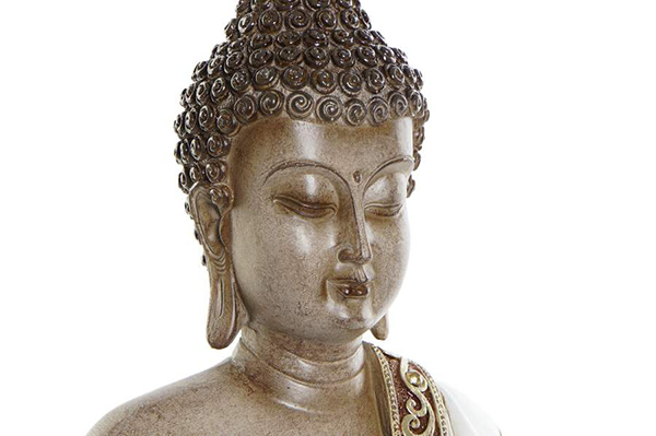 Figure resin 23x14x35 buddha golden
