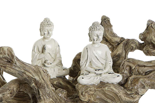 Figure resin metal 32x8,5x21,5 buddha trunk 2 mod.