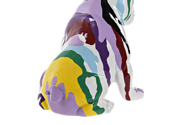 Figure resin 20x12,5x17,5 dog lacquered 2 mod.