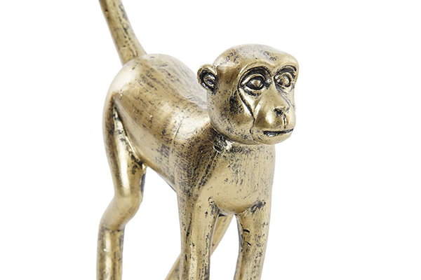 Figure resin 26x6,5x29 29 monkey golden