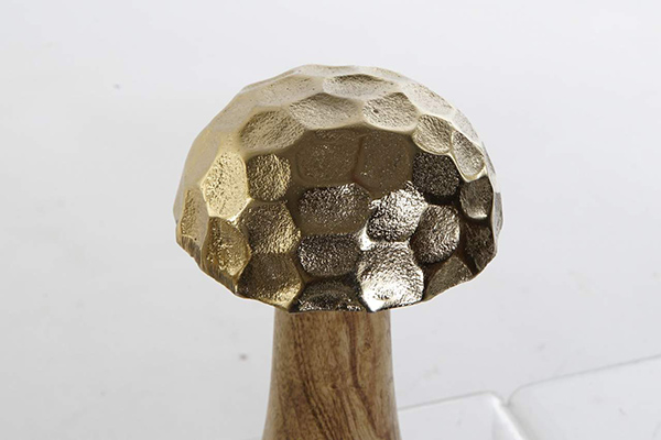 Figure mango aluminium 10x10x21 mushroom golden