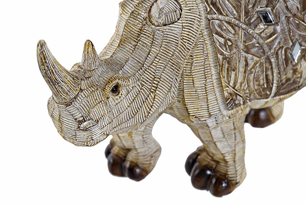 Figure resin 21,5x6,5x12 rhino white