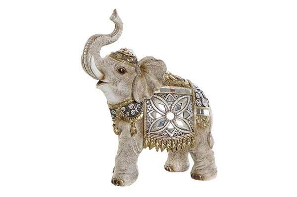 Figura slon zlatni 19x9x24