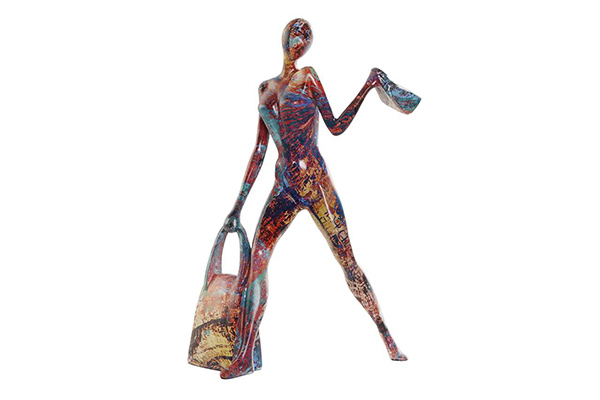 Figura woman multicolored 18x10x27