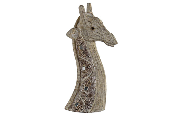 Figure resin 15x15x31 giraffe white