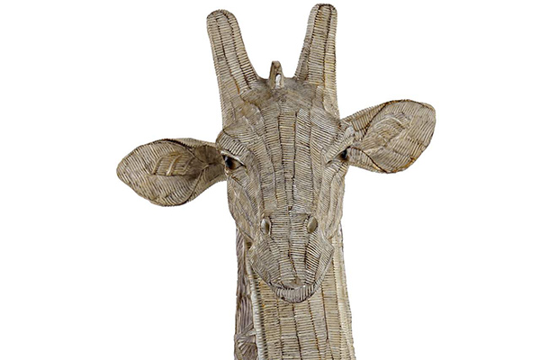 Figure resin 15x15x31 giraffe white