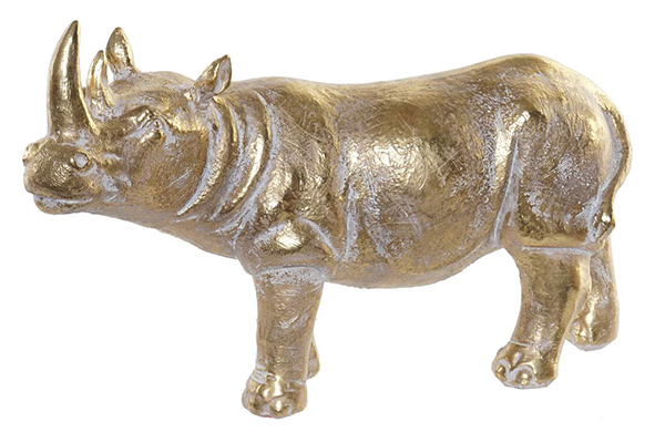 Figura zlatni nosorog 43x14x24,5