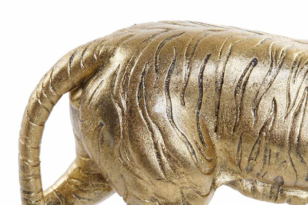 Figure resin 44x9x19 tiger golden