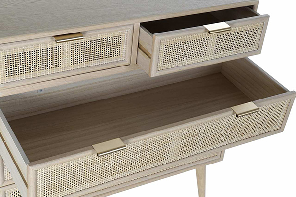 Chest of drawers paulownia mdf 80x39,5x81 rack