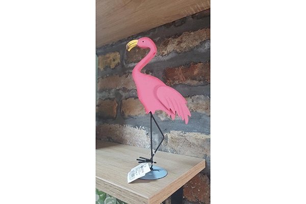 Flamingos dekoracija 23 cm
