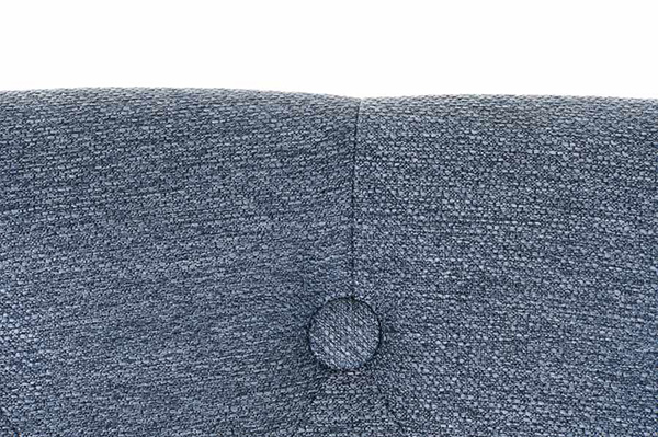Armchair polyester metal 65x73x79,5 blue
