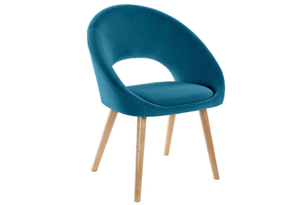 Chair polyester birch 63x53x83 green