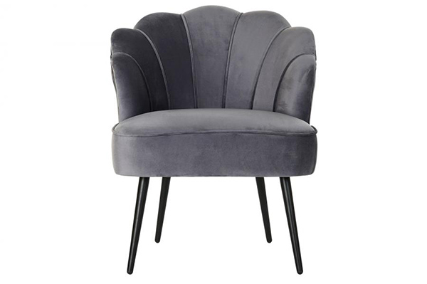 Chair polyester mdf 67x67x83 grey