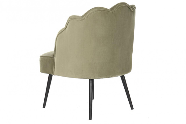 Chair polyester mdf 67x67x83 moss green