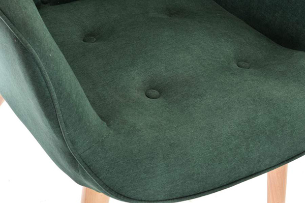Chair set 2 polyester solid wood 80x45x99 velvet