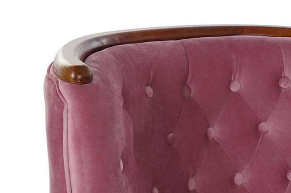 Fotelja tamno roze 65x69x80