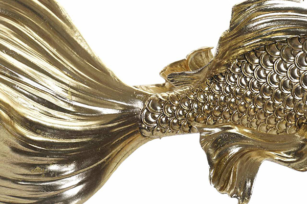 Figura golden fish / rezin 40x20x11