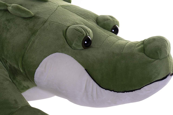 Cuddly toy polyester 100x50x20 crocodile